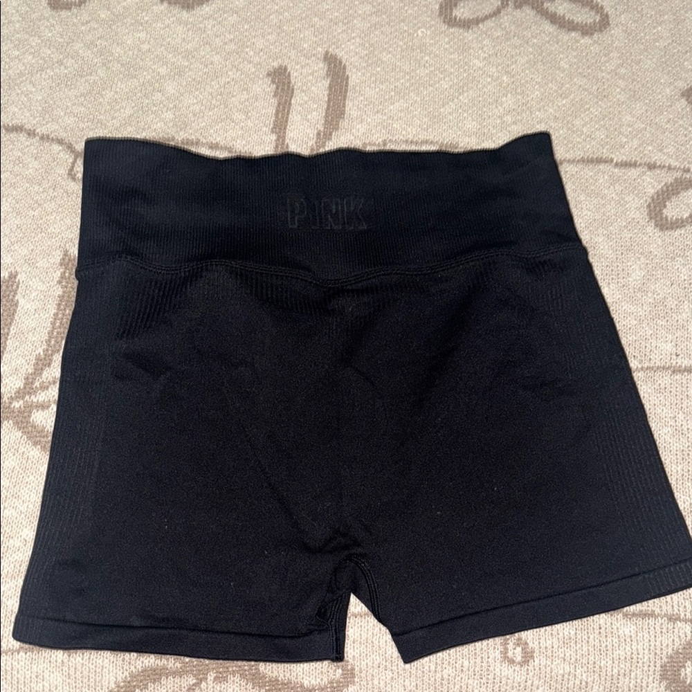 PINK Victoria's Secret Women's Black Bike Shorts